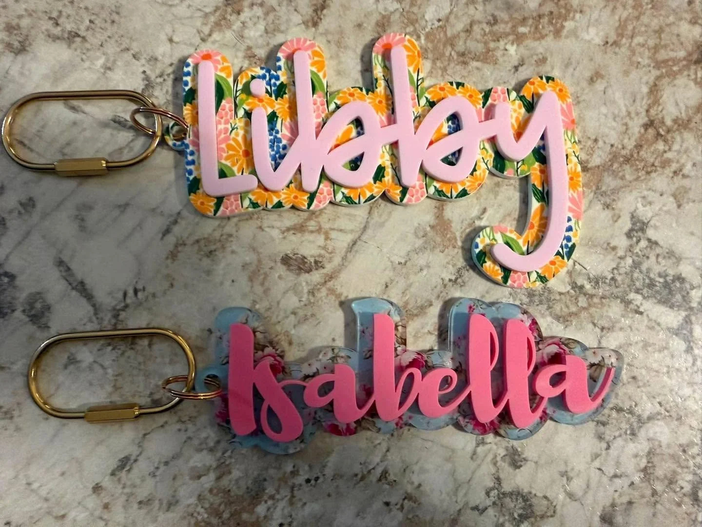Custom Acrylic Bag Tags
