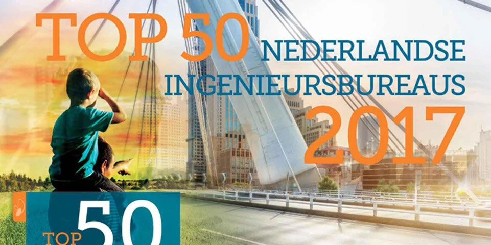 Geonius opnieuw gestegen in Top 50 Ingenieursbureaus