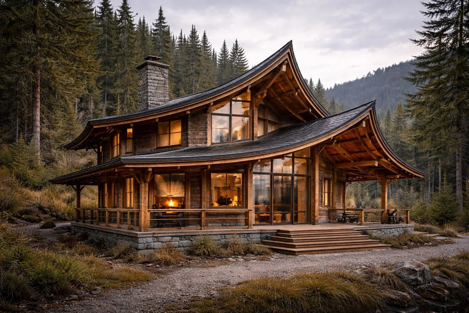 🏡✨ Where Nature Meets Timeless Design ✨🏡
Surrounded by serene forest views, this stunning home blends rustic charm with modern elegance&mdash;creating a warm, inviting escape that feels like a dream come true.

🔥 Imagine cozy nights, breathtaking 