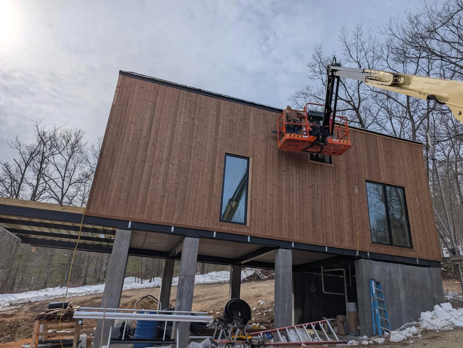 🏗️ Building Dreams, One Detail at a Time 🏗️
From the ground up, every beam, panel, and finish is crafted with purpose. This modern structure showcases strength, precision, and a vision coming to life&mdash;designed to stand out and built to last.

