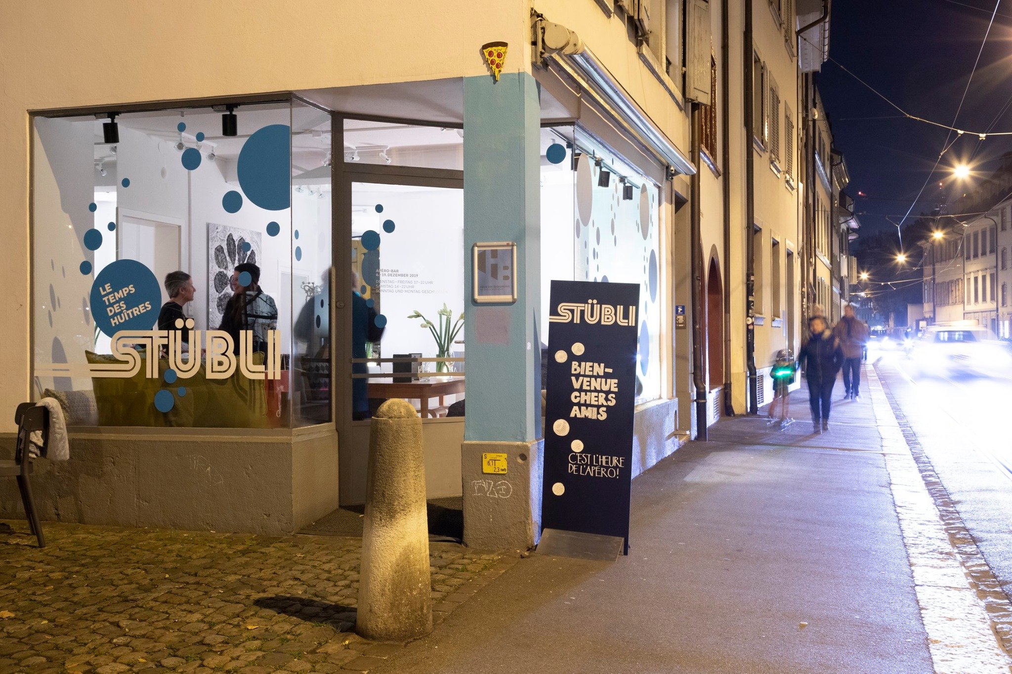 STÜBLI – Auster Pop-Up an der St. Johanns-Vorstadt in Basel, 2019