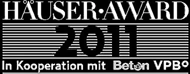 Häuser-Award 2011 in Kooperation mit Beton VPBG