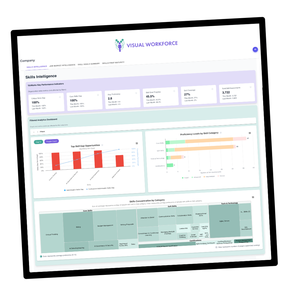 How Do You Build A Skills Matrix? — Visual Workforce | Skills ...