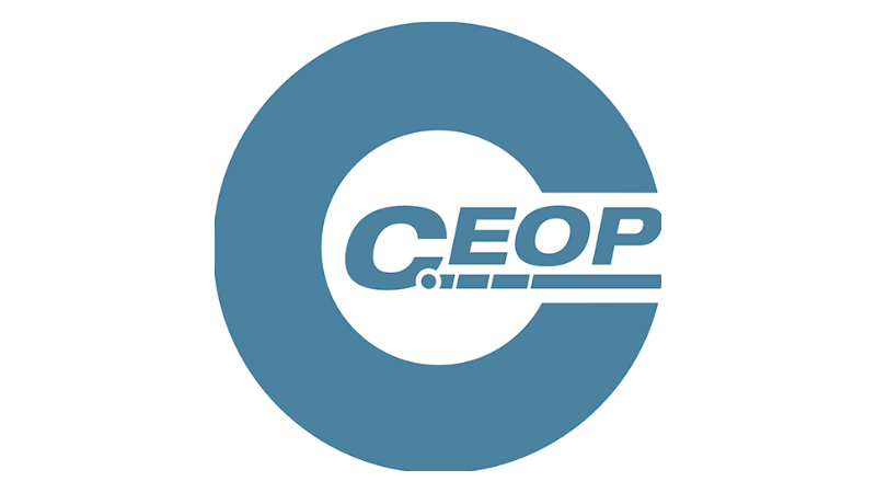 Logo of the C.E.O.P organization with blue and white colors