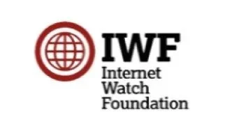 Logo of the Internet Watch Foundation with a globe icon and the text 'IWF Internet Watch Foundation'