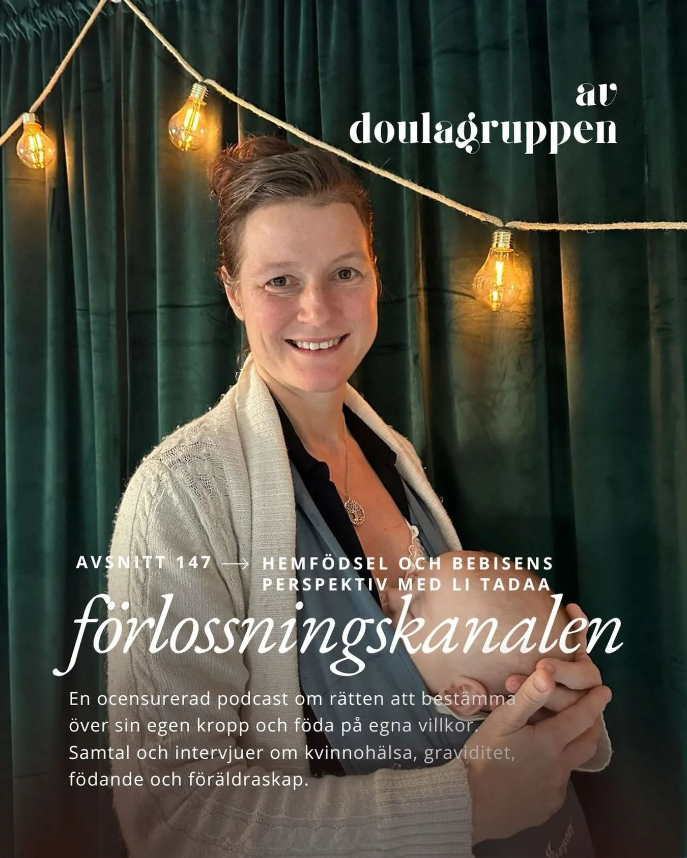 Detta avsnitt handlar om Li Tadaa&rsquo;s hemf&ouml;dsel &ndash; och det &auml;r en ber&auml;ttelse som stannar kvar.

Vi f&aring;r f&ouml;lja med in i hennes resa, fr&aring;n att k&auml;nna sig kaxig inf&ouml;r f&ouml;dseln till att m&ouml;ta n&arin