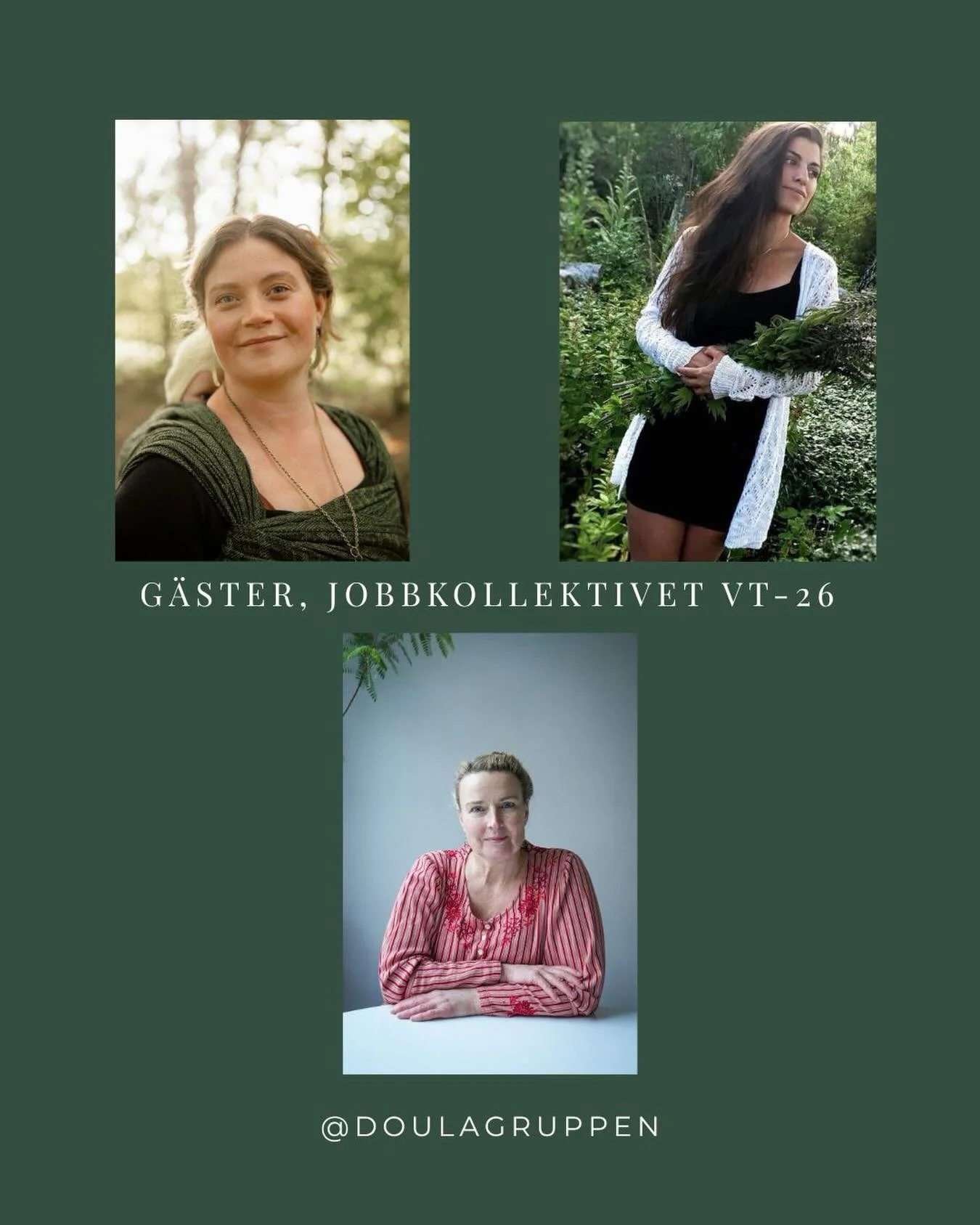 V&aring;rens g&auml;ster p&aring; Jobbkollektivet!!

🤱🏽Anna Arod&eacute;n, helgad f&ouml;delsev&auml;rnare, medgrundare MODERBYN, ceremoni och cirkelledare och b&auml;ra-barn-n&ouml;rd. @samsin_aroden 
🌿Anna Kaplan, doula och massageterapeut.  @an