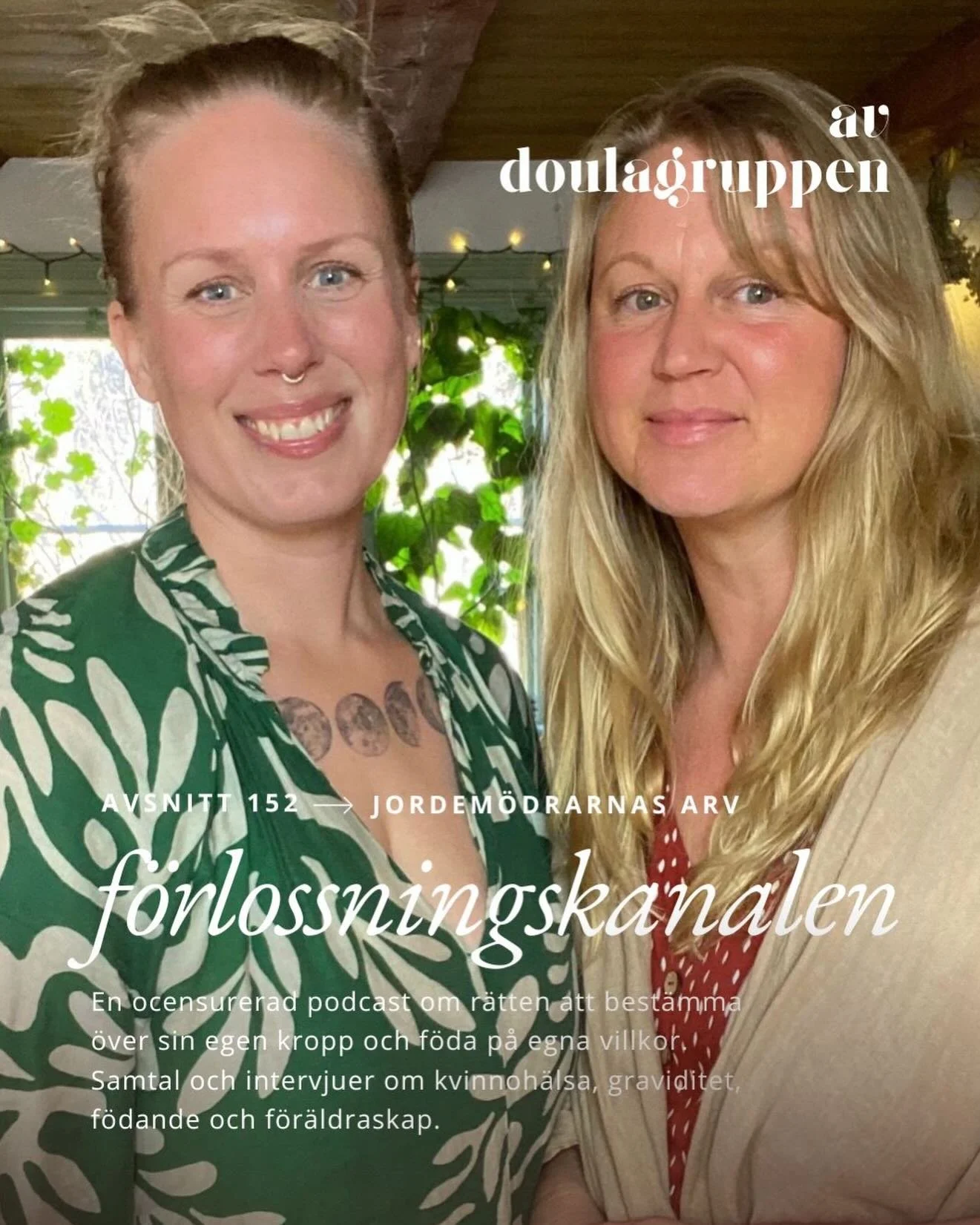 I detta avsnitt m&ouml;ter vi Anna och Sigrid &mdash; barnmorskor med hj&auml;rtat i den fysiologiska f&ouml;dseln och i den traditionella barnmorskekunskap som riskerar att g&aring; f&ouml;rlorad.

De ber&auml;ttar om sina egna v&auml;gar in i yrket
