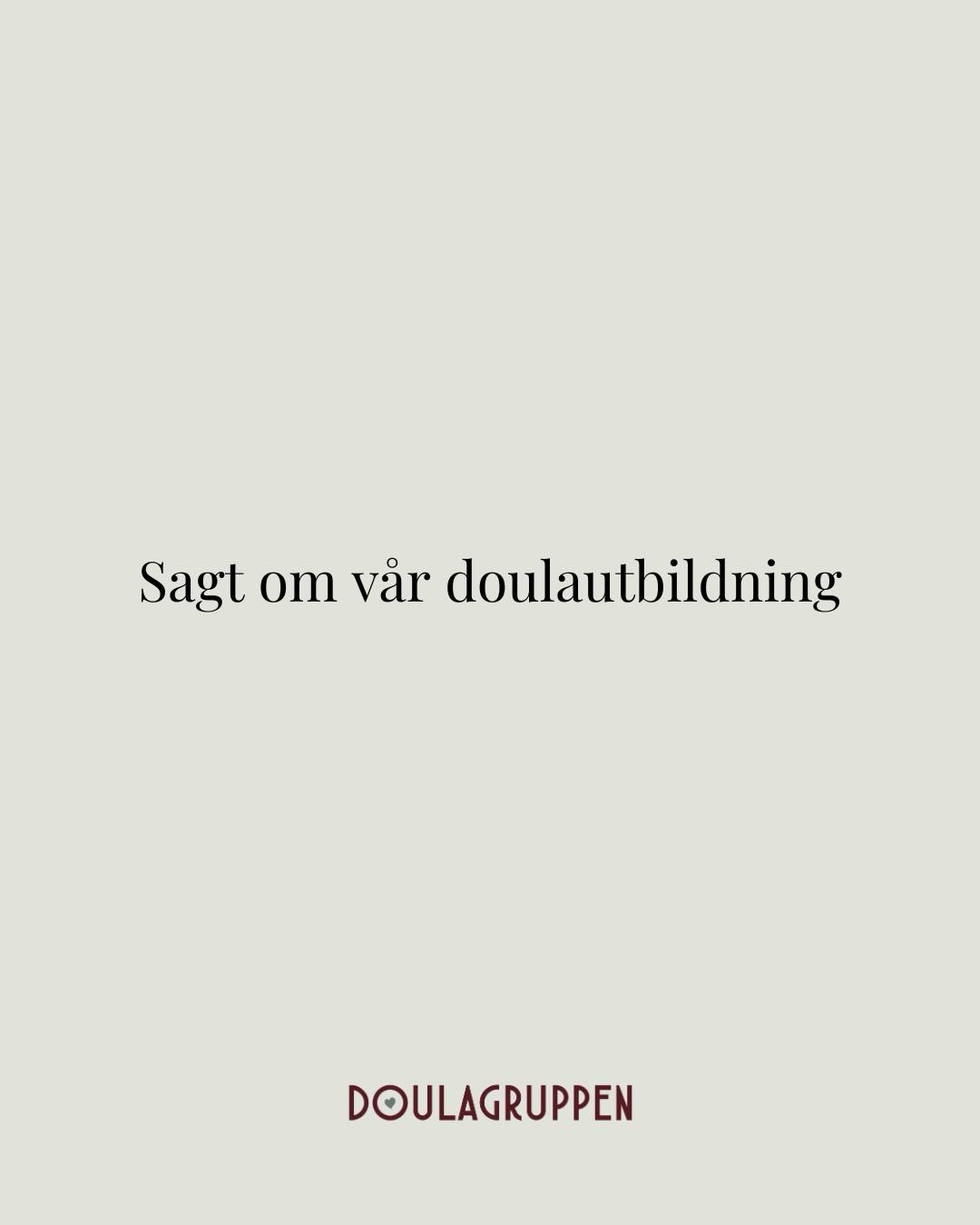 Vi har f&aring;tt otroligt m&aring;nga fina ord till oss fr&aring;n v&aring;ra deltagare genom &aring;ren. Det &auml;r viktigt f&ouml;r oss att vi delar ut (och samlar in!) utv&auml;rderingar efter varje avslutad omg&aring;ng f&ouml;r att f&ouml;rb&a
