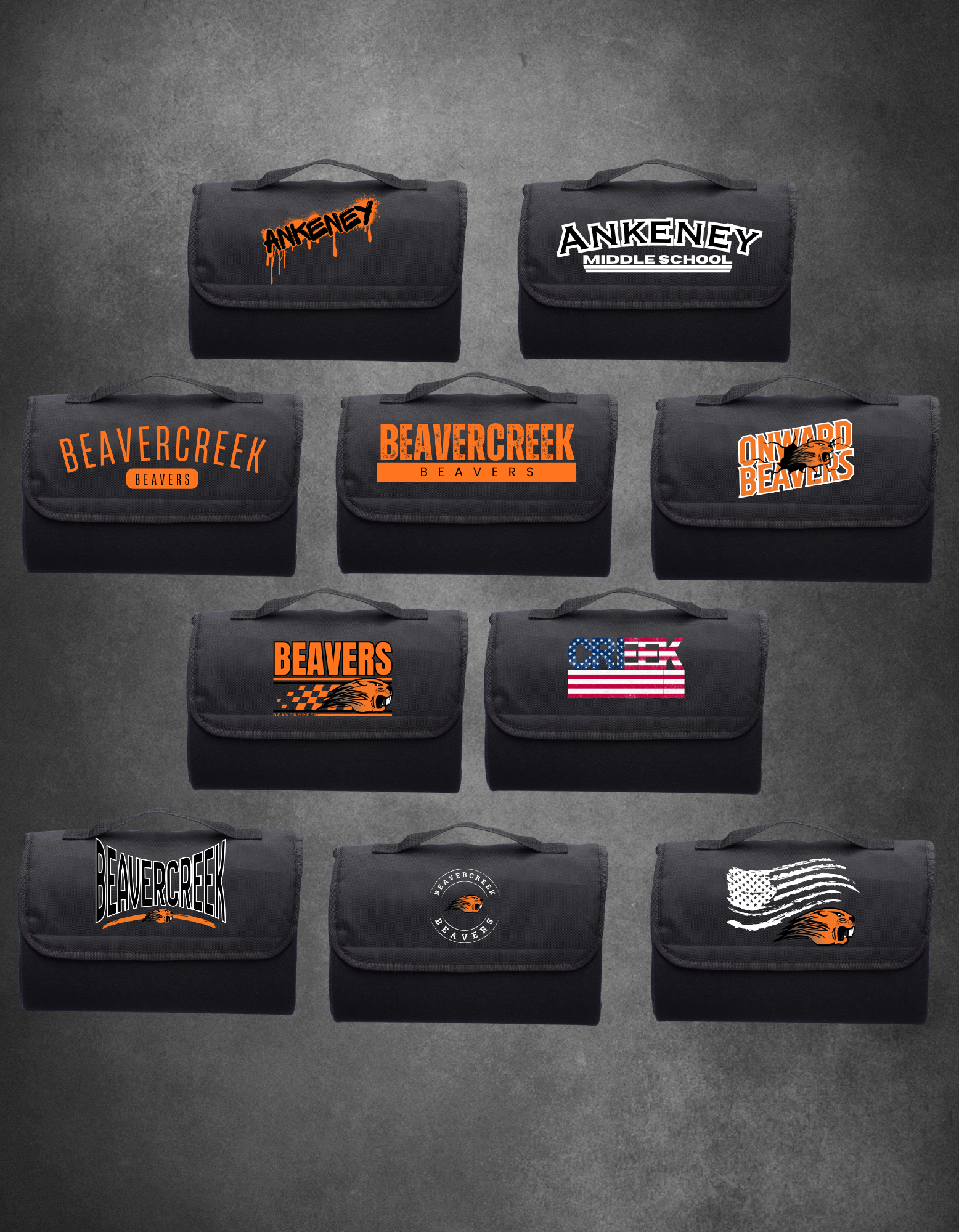 Roll-Up Stadium Blankets