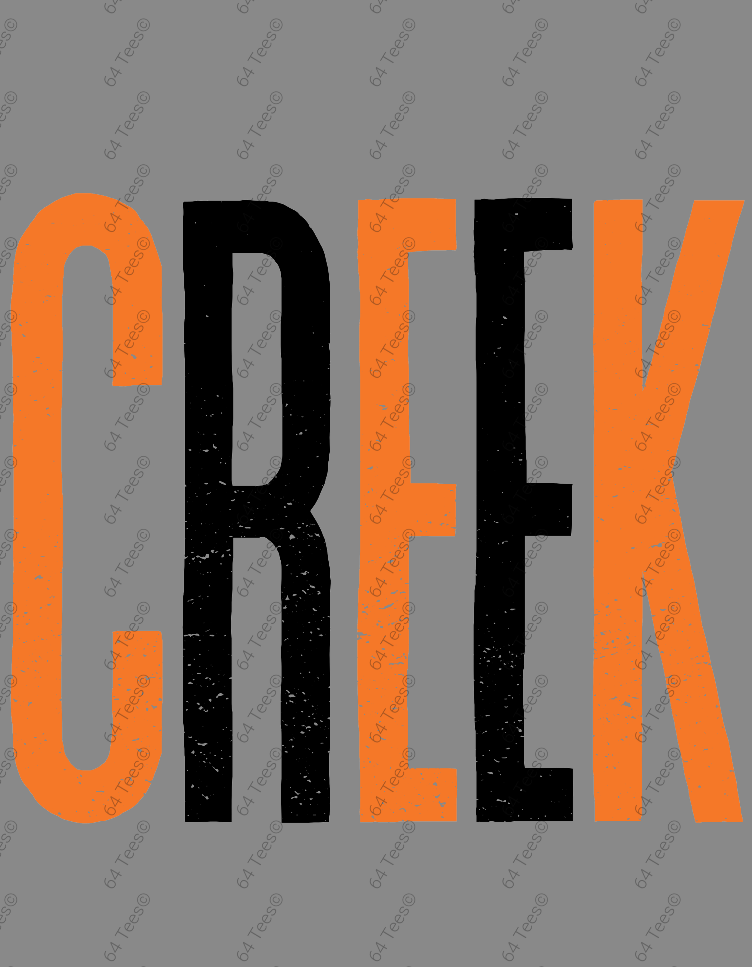 Creek- Full Shirt Design