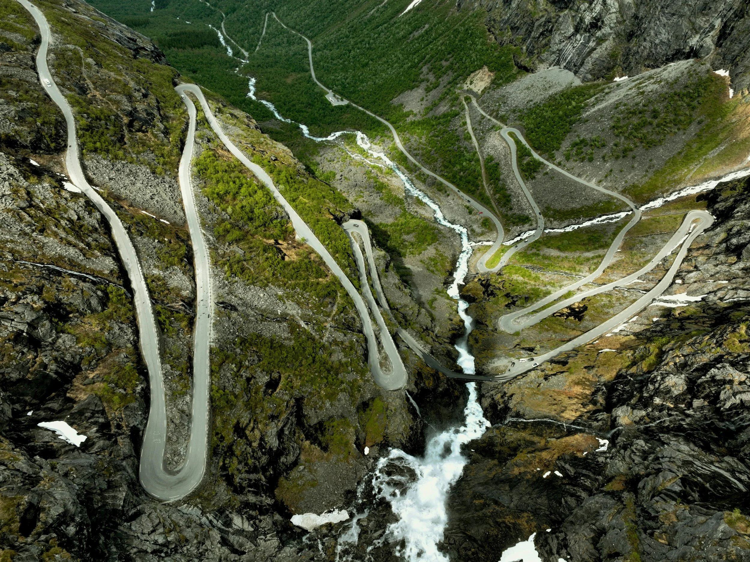 Trollstigen mountain road in Norway, part of a scenic fjord journey through Western Norway