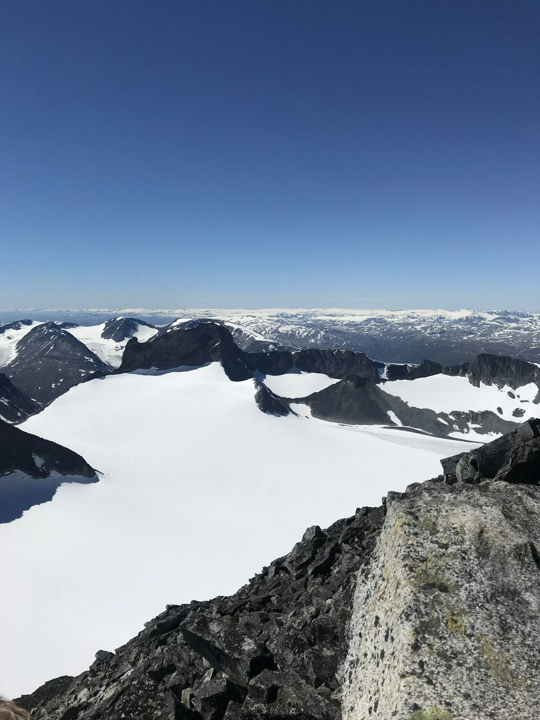 Galdhøpiggen view winter