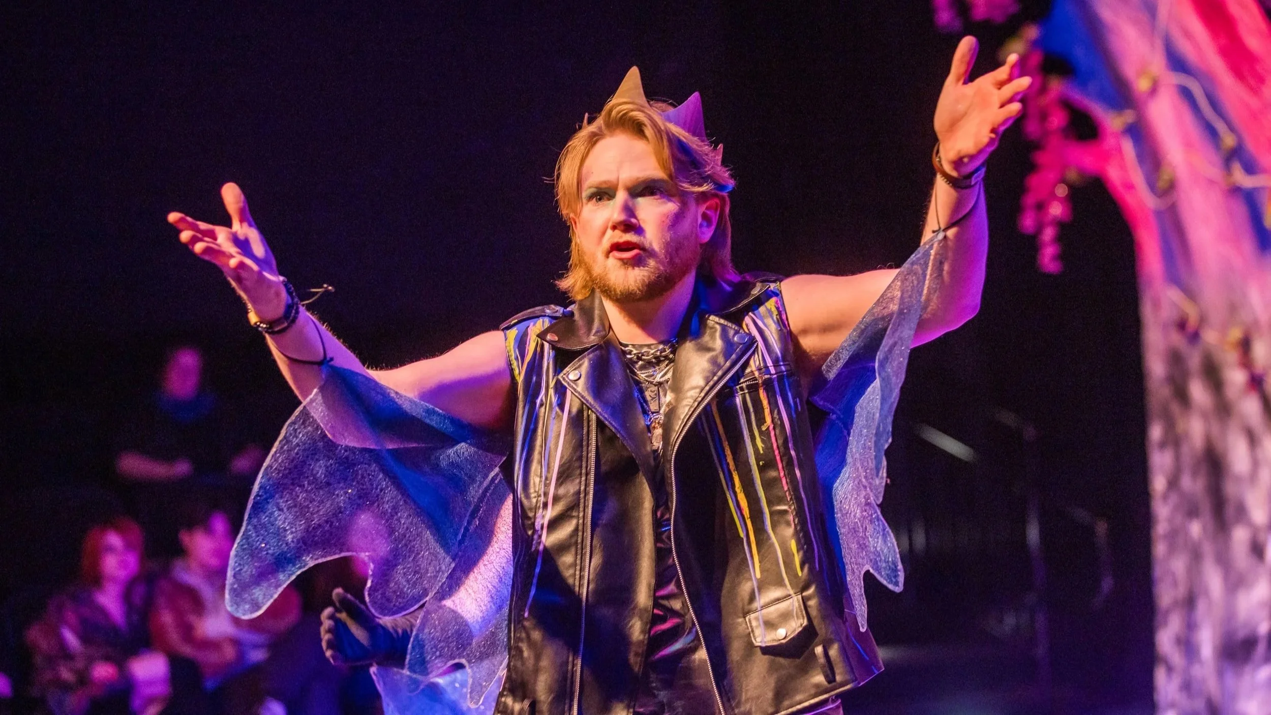 A Midsummer Night's Dream – Oberon
dir. John-Paul Staszel, PennWest Cal Theatre
Photo by Kelly Tunney