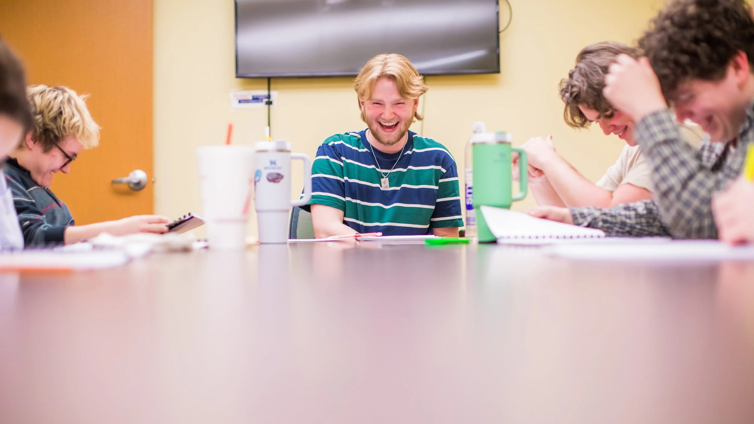 A Temporary Matter – Playwright
First Table Read with University Players
Photo by Kelly Tunney