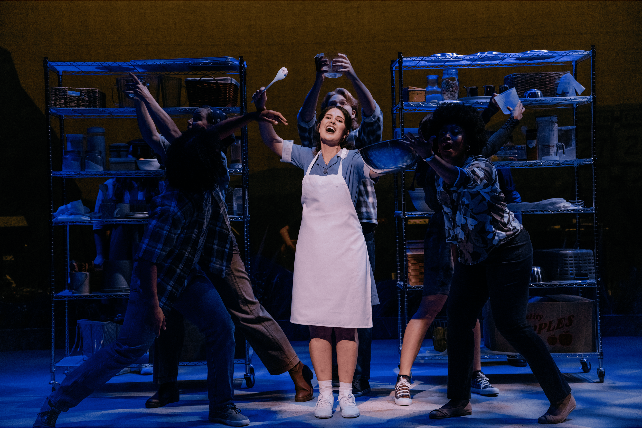 Waitress – Ensemble
dir. Kelly Kitchens, West Virginia Public Theatre
Photo by Andy Henderson