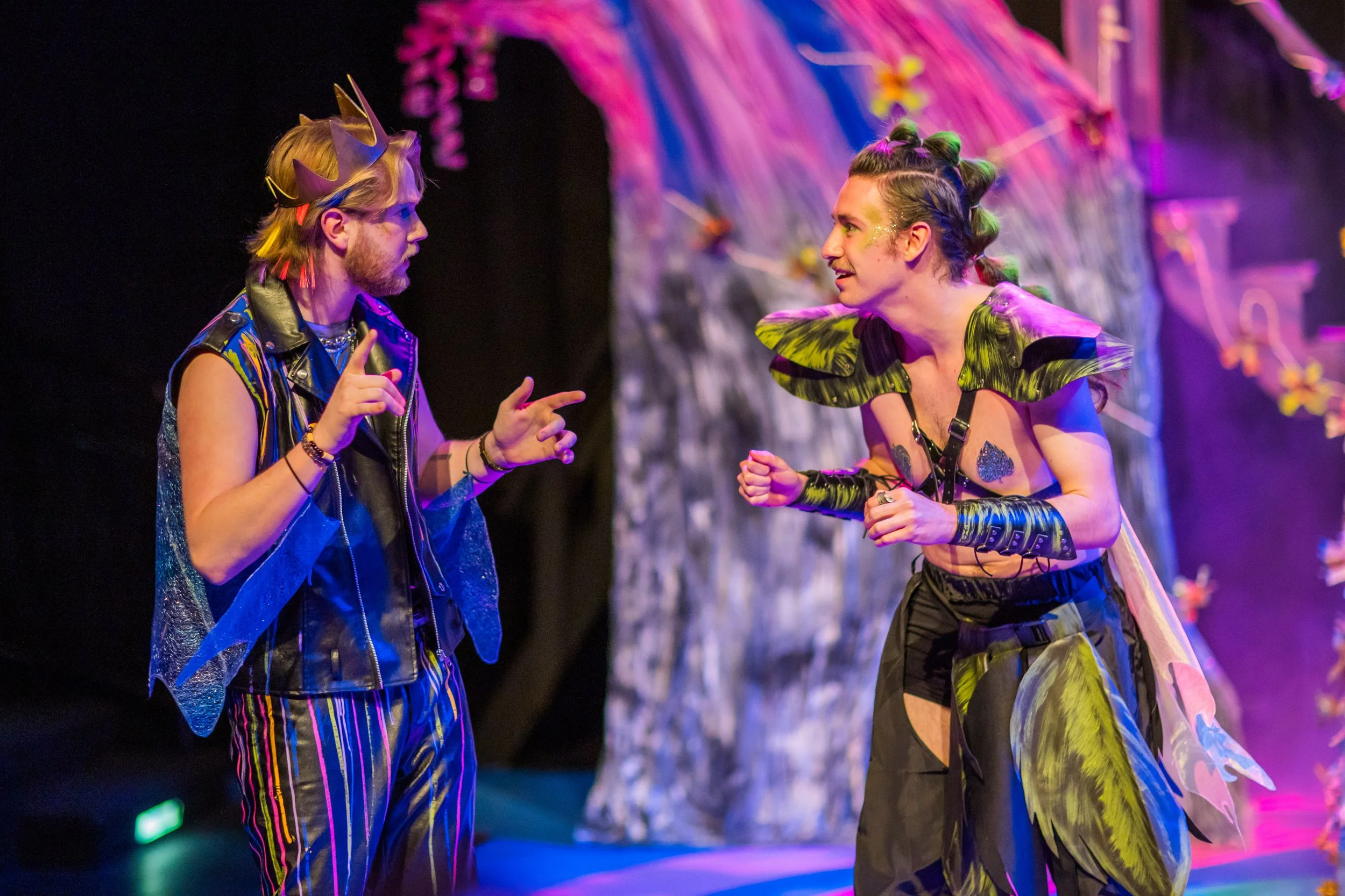 A Midsummer Night's Dream – Oberon
dir. John-Paul Staszel, PennWest Cal Theatre
Photo by Kelly Tunney