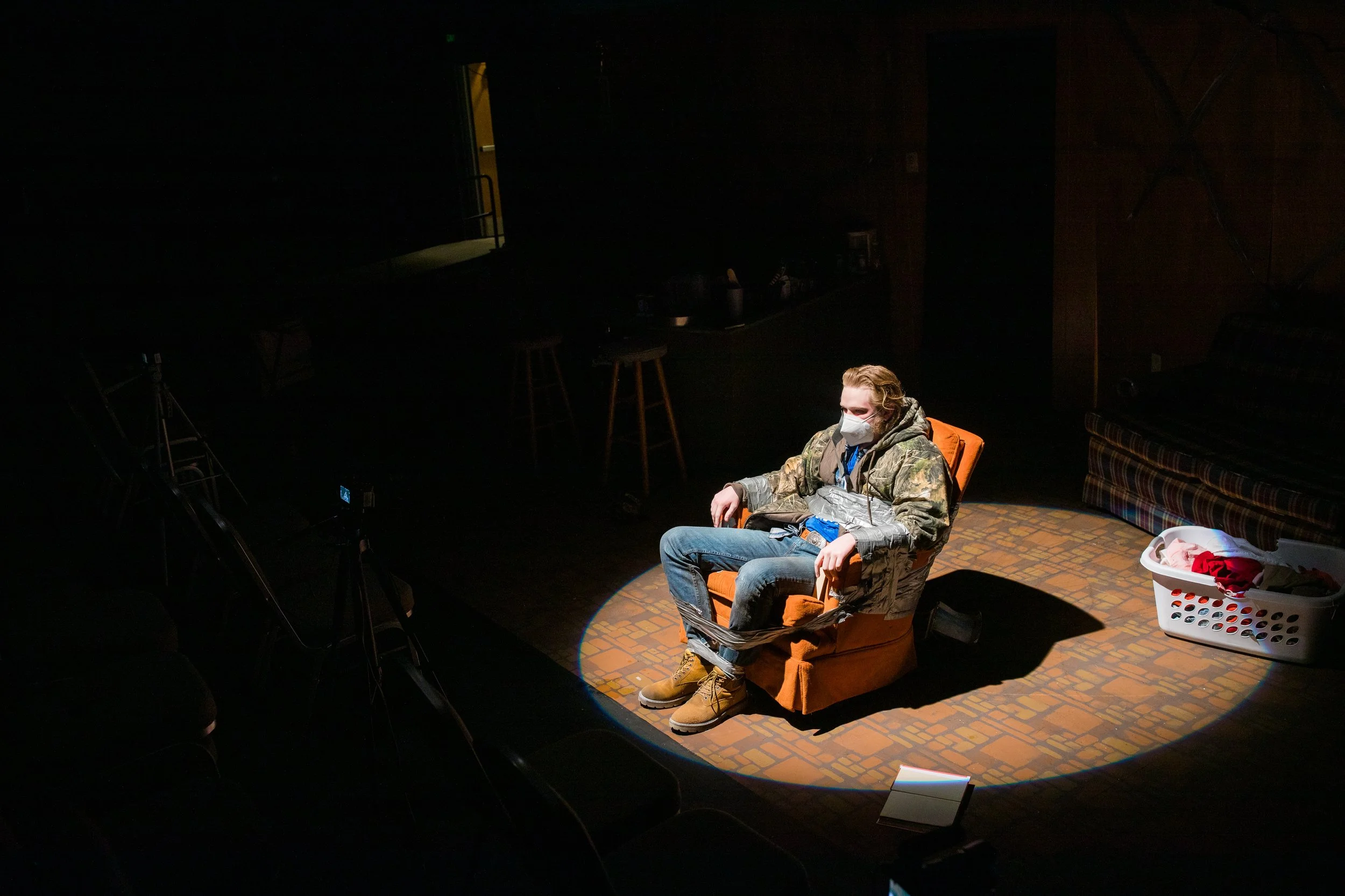 Exit, Pursued by a Bear – Kyle Carter
dir. Dan A. Stevens, PennWest Cal Theatre
Photo by Kelly Tunney