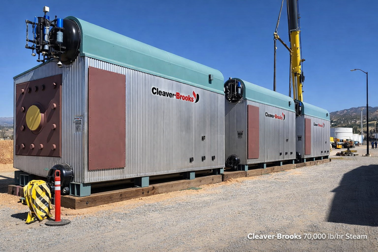 Unused Cleaver Brooks 70,000 lb/hr Steam Boiler