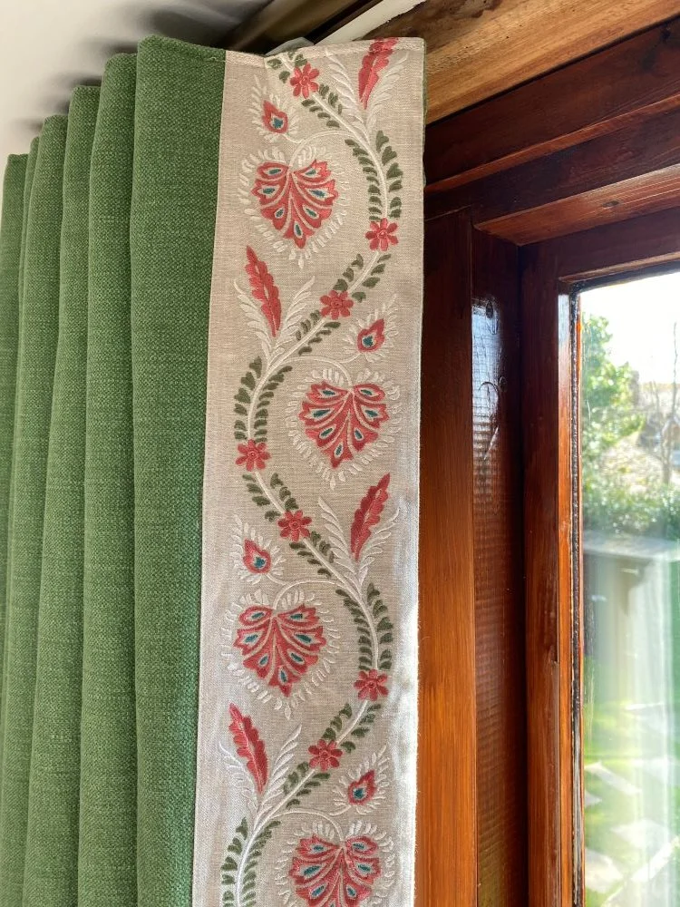 Handmade curtains with edging.jpg