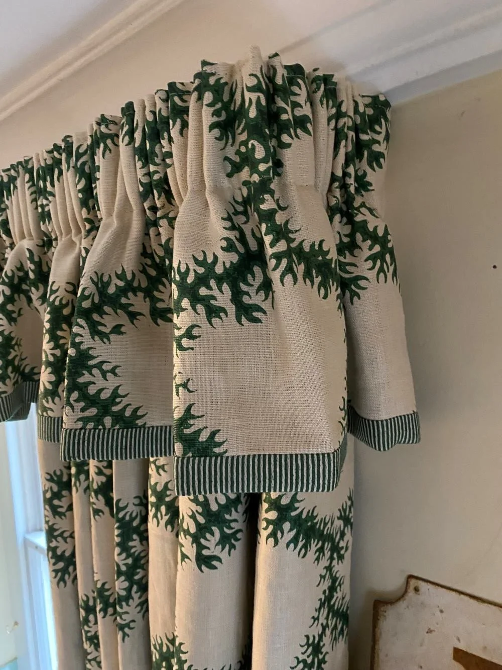 Handmade curtain with pelmet.jpg