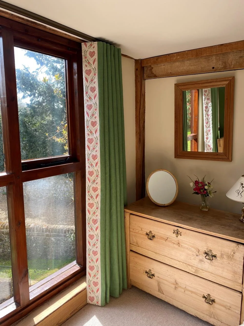 Handmade curtains with edging from Sue Johnson Interiors.jpg