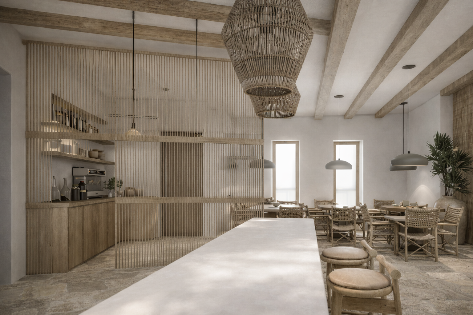 Hotel Lobby Bar and Breakfast Area 