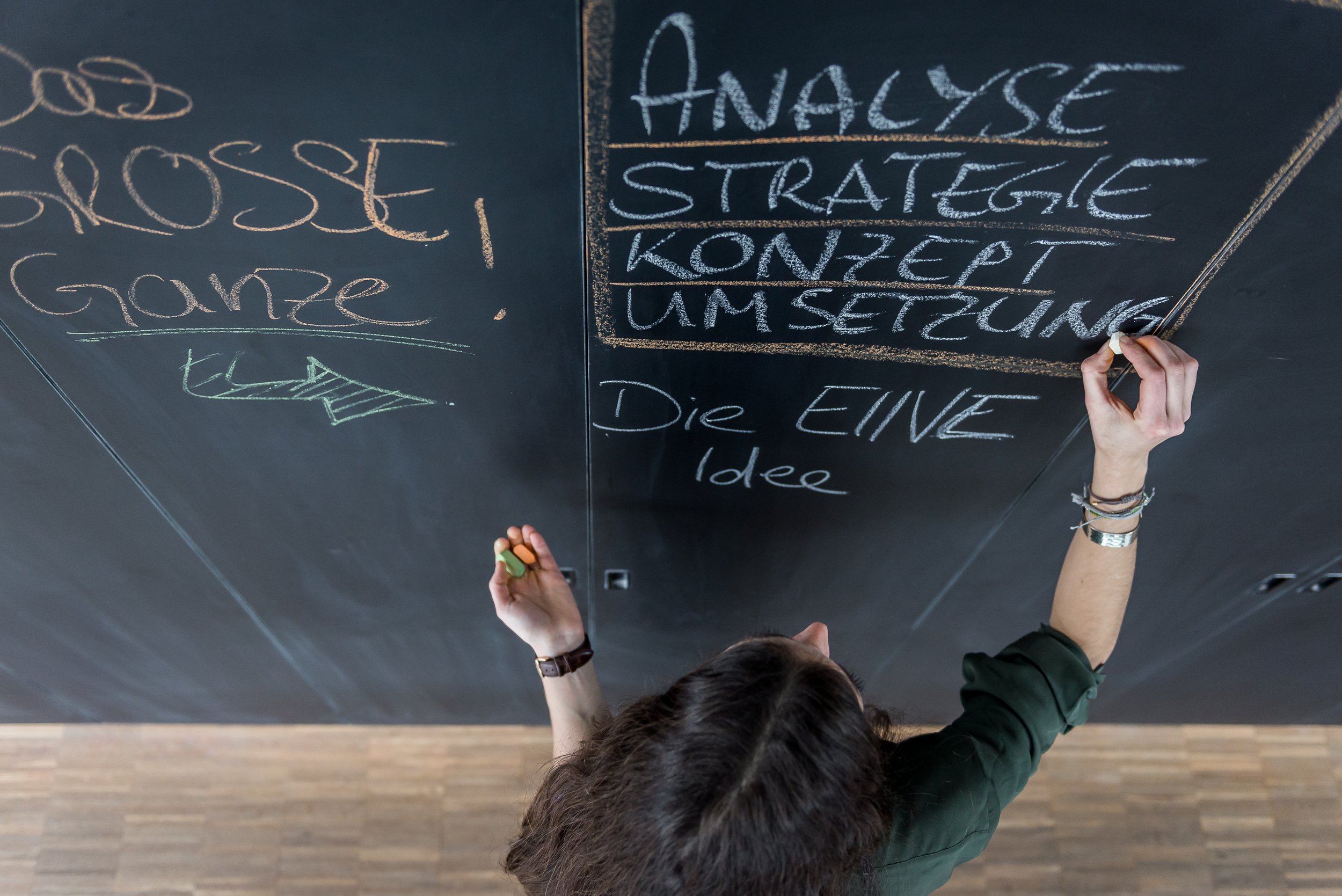 Nathalie Eham moderiert einen Strategiedialog