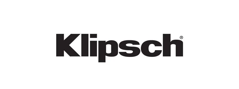 The logo of Klipsch, a loudspeaker and headphones company, displayed in black text on a white background.