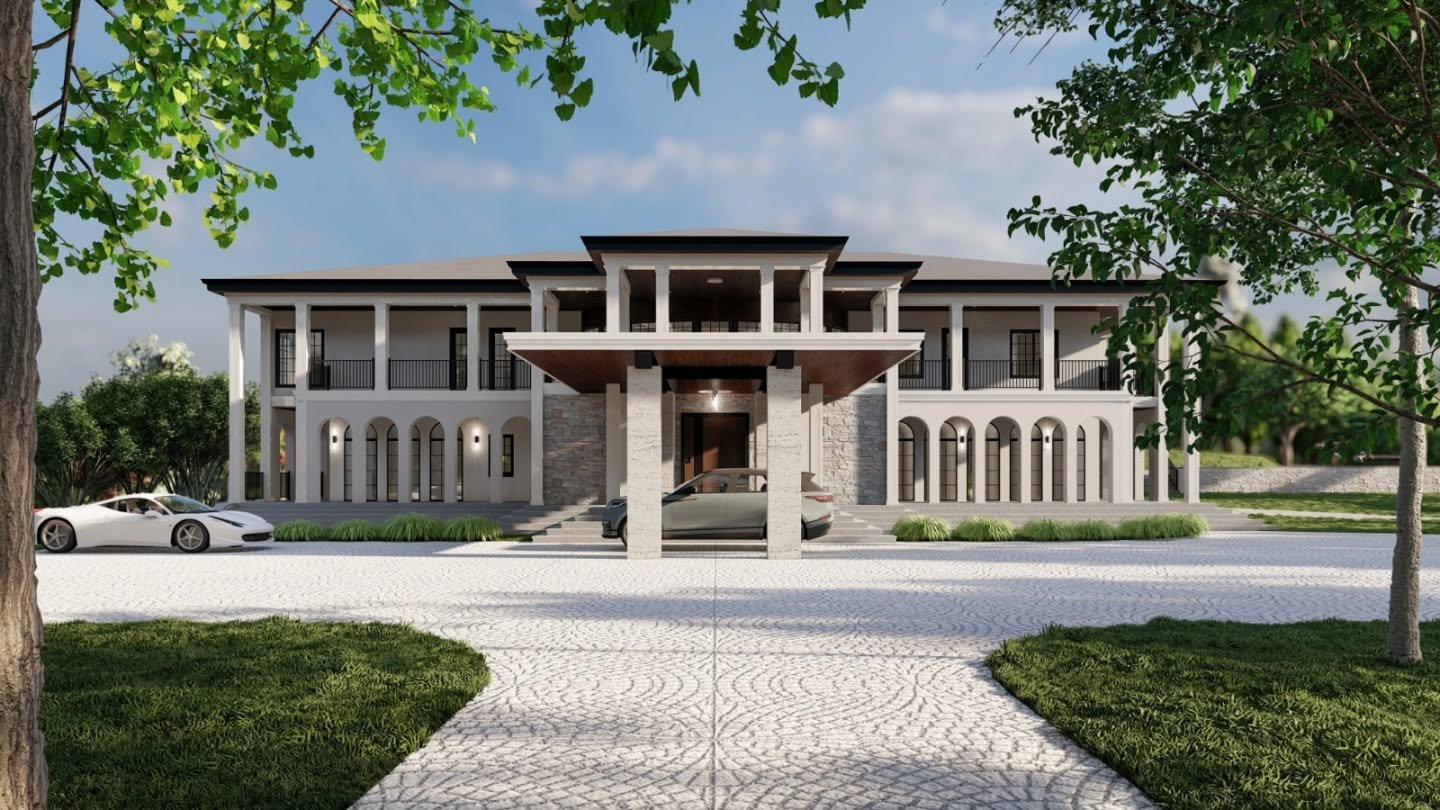 This 15,000-square-foot residence in Pound Ridge reinterprets Mediterranean architecture through a modern architectural framework, balancing classical inspiration with a refined contemporary expression. The design organizes a series of interconnected