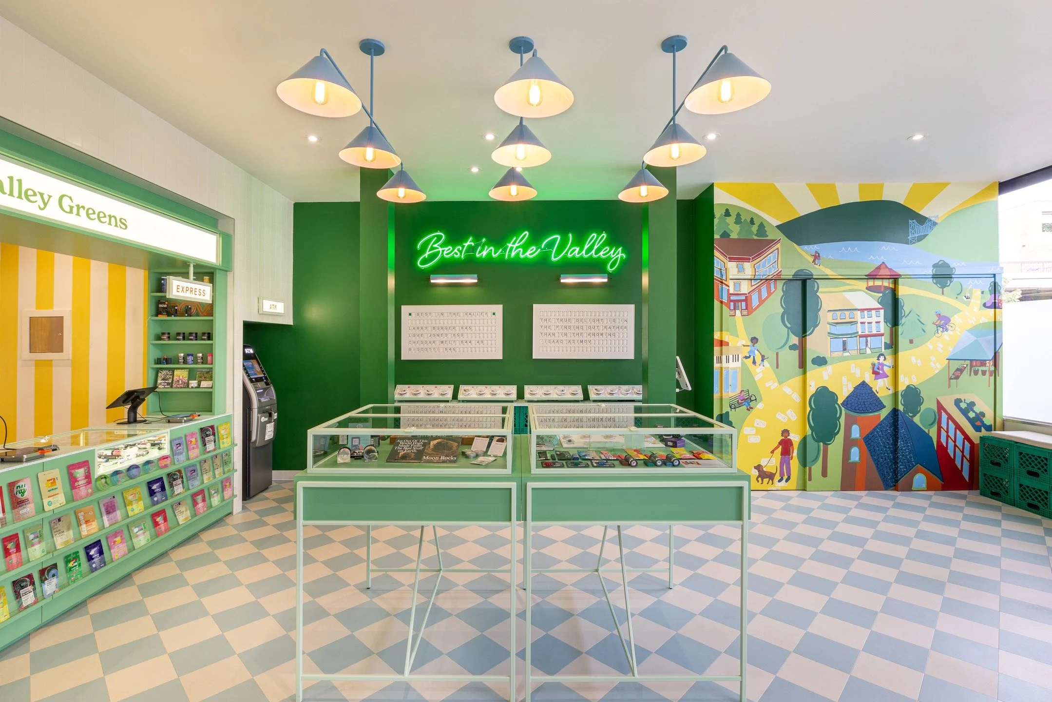 All green everything🍀Happy St. Patrick's day!🍀

ABOUT THE PROJECT: Valley Greens is the first state-licensed cannabis dispensary approved in downtown Peekskill, establishing a precedent for cannabis retail integration within the city&rsquo;s histor