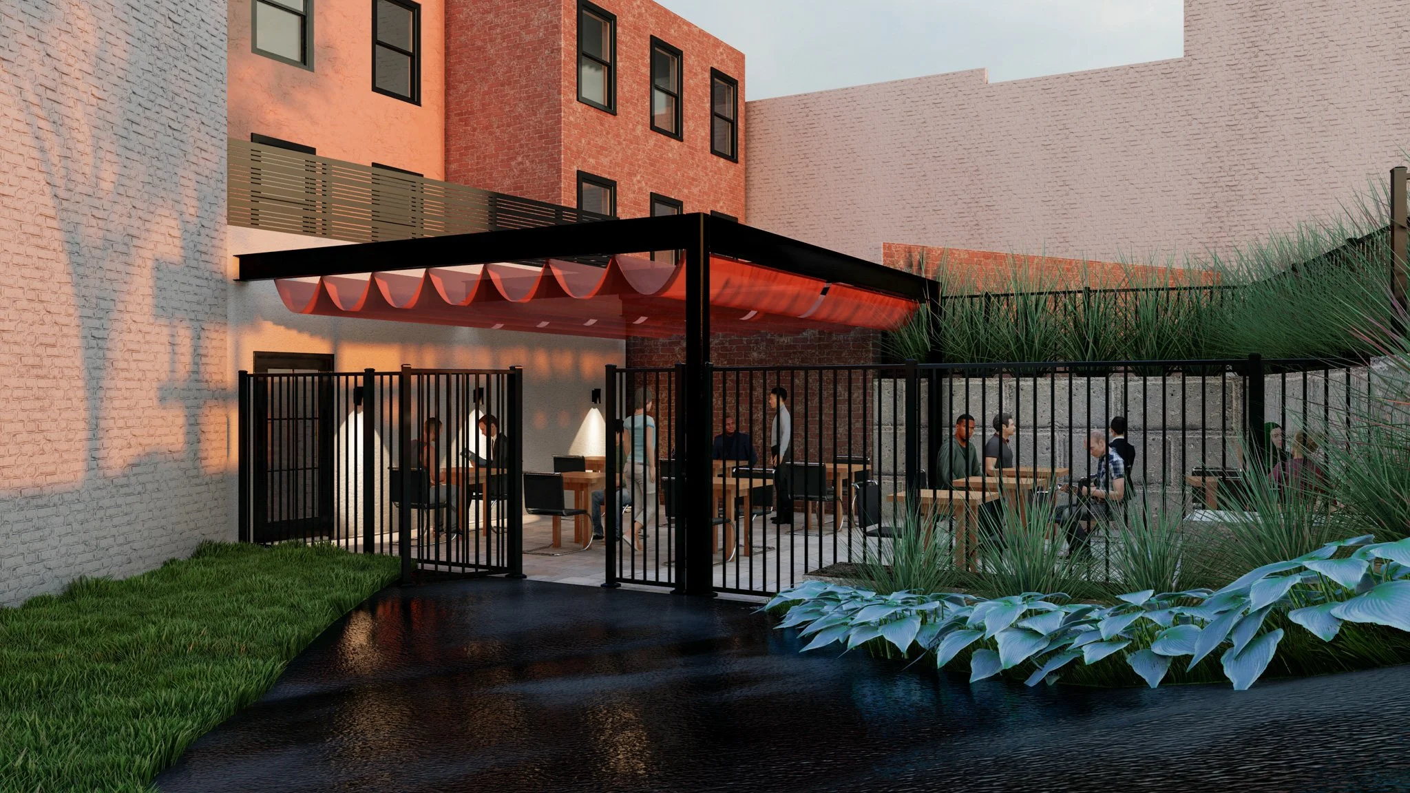 Whiskey River Bar & Grill Outdoor Patio