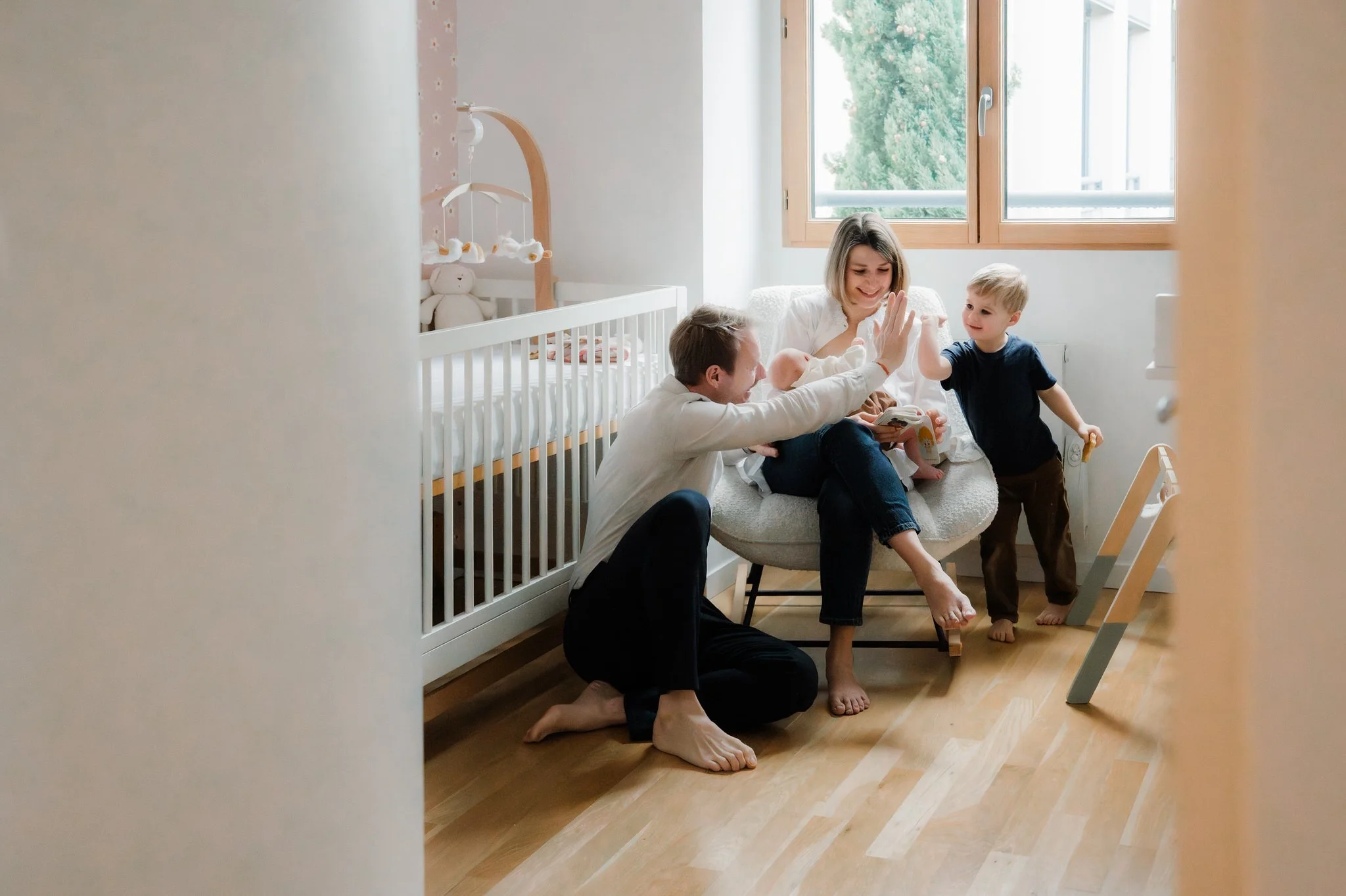 Photographe famille à Lyon, Cabinet Poétique.