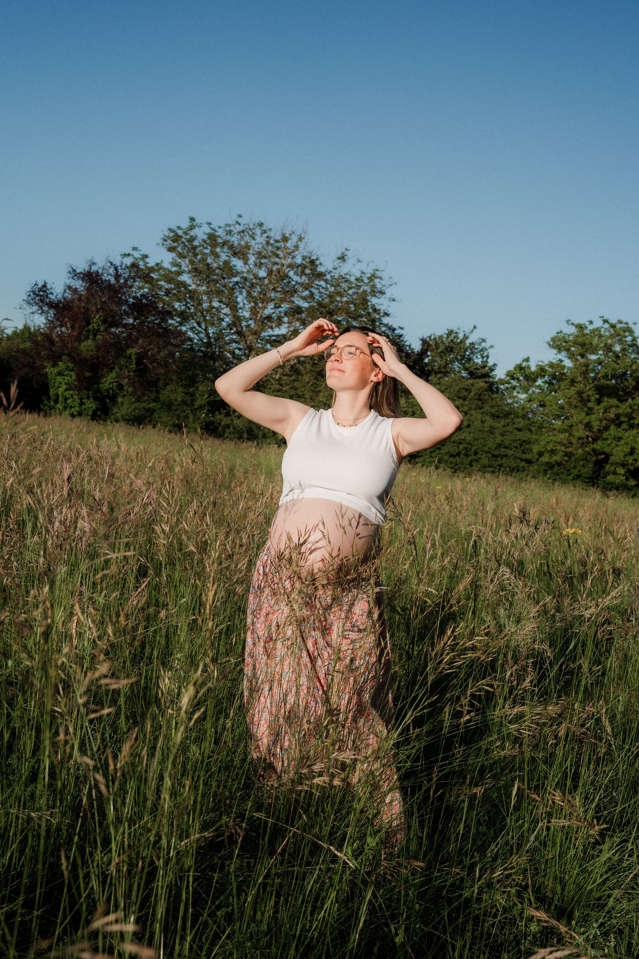  Portrait femme enceinte lors d’un reportage photo à Lyon par Cabinet Poétique.   