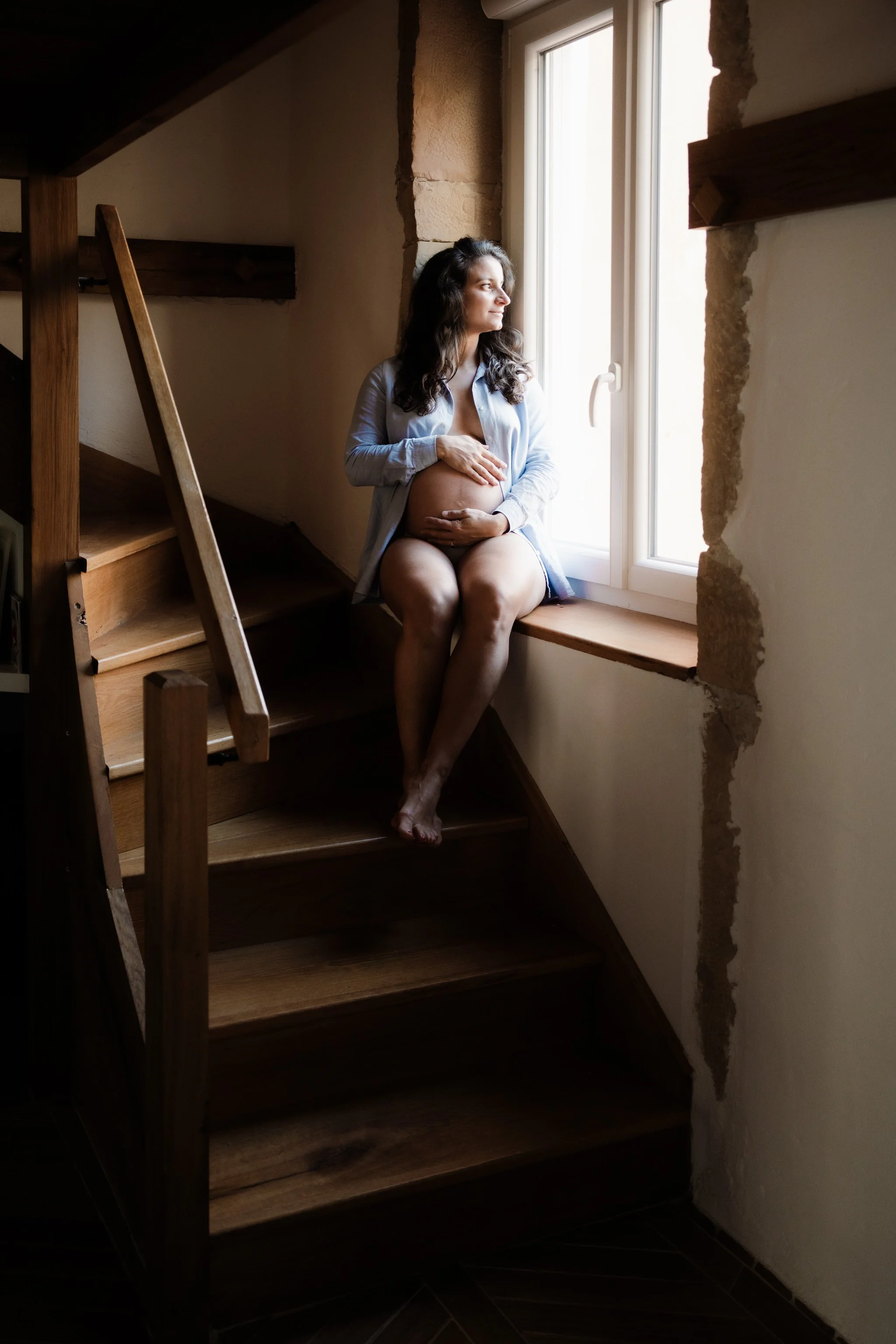 Reportage photo grossesse Lyon - Cabinet Poétique