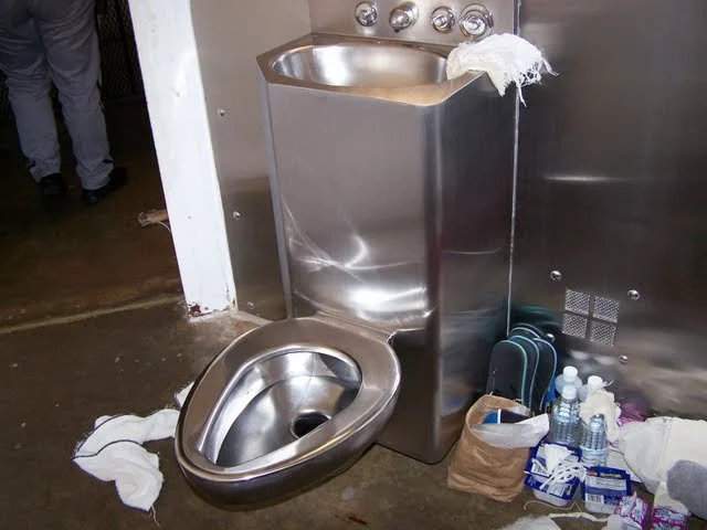 Self explanatory. Though, people do have interesting phrases for using it, like "I'm gonna feed the warden," or "Gonna ride the silver Harley." You get the gist. The unspoken rule of using the toilet is drop one, flush one.