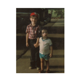 Randy with his younger biolgical brother, Wesley