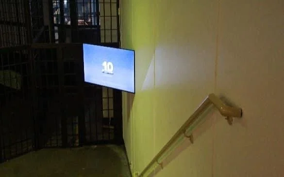 This television was just several feet away from my cell on the faith-based program. I had a front row seat. All televisions and paint were donated by Death2Life Prison Ministries. The State did not pay one single penny towards any of the improvements