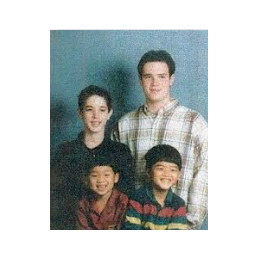 Randy and his 3 little brothers: Wesley, Jimmy, and Kevin.