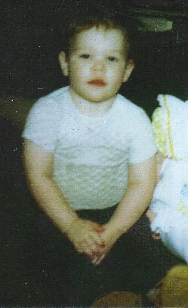 Randy as a toddler.