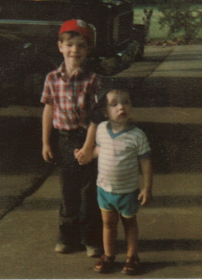 Randy with his younger biological brother, Wesley