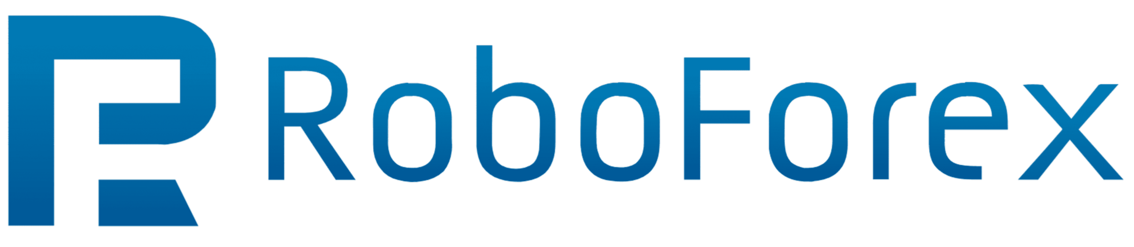 Logotipo de PhoForex en azul con letra grande y en negrita