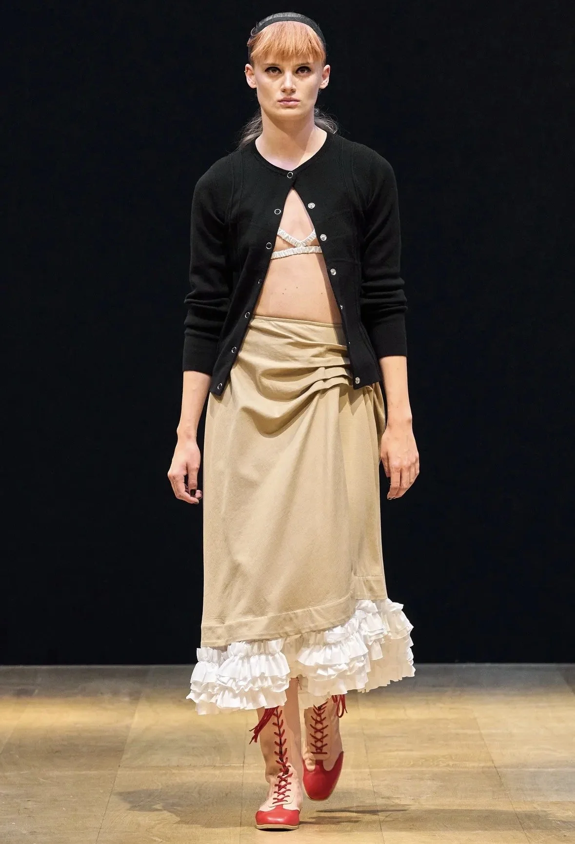 Molly Goddard SS24 - Assisting Rosie Vogel Casting