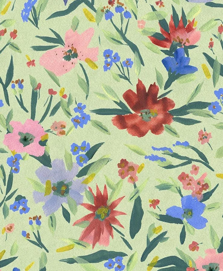 repeat floral pattern