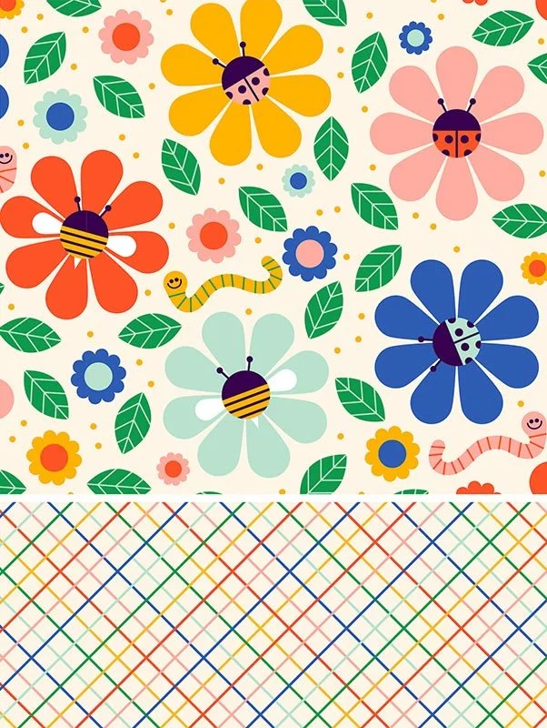 colorful pattern duo