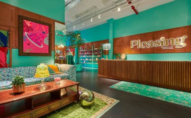 Pleasing pop up store