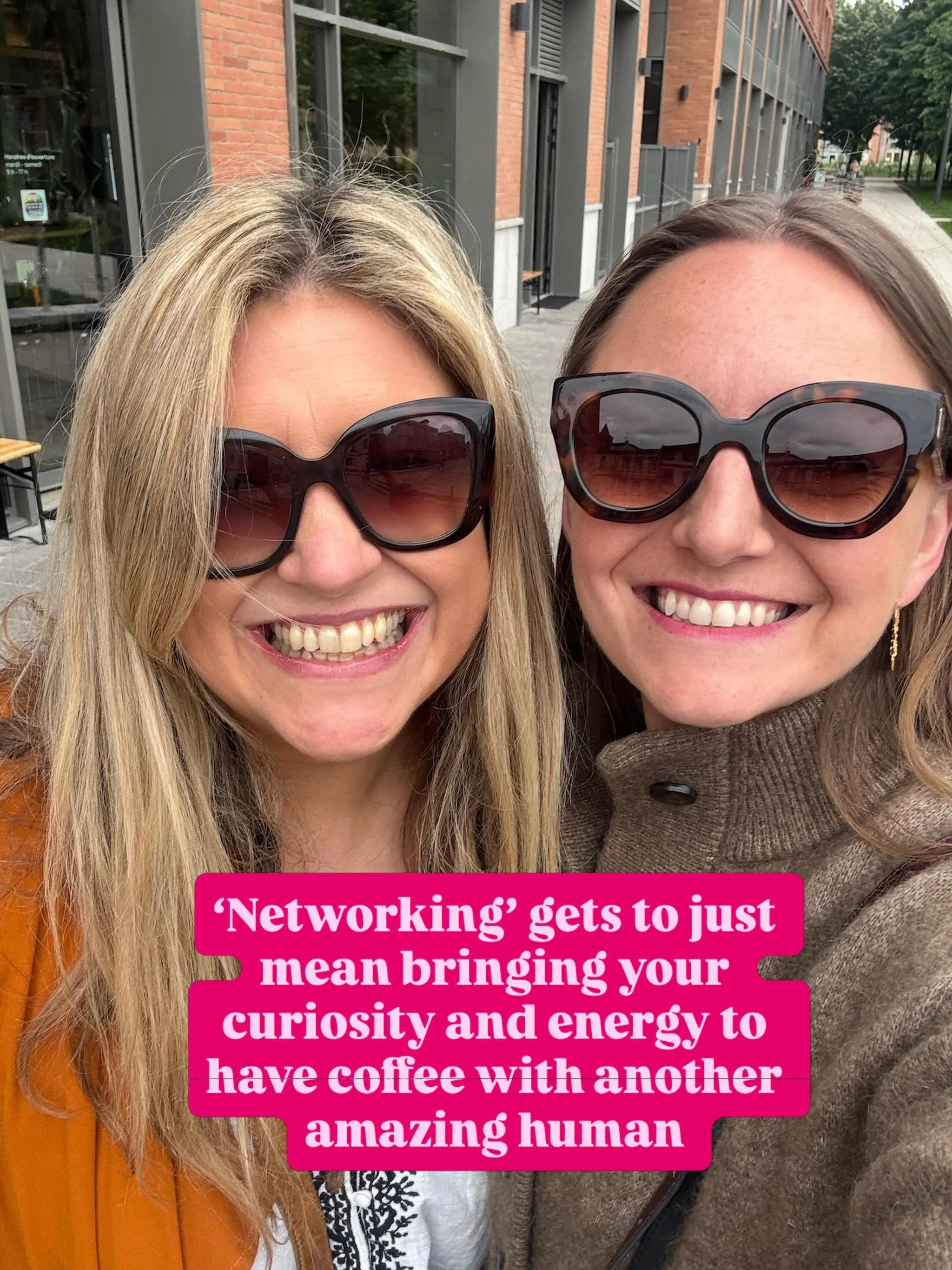 The word networking used to make me look for the nearest exit. 

And then I built a community, a big one, sort of accidentally, I wanted to make friends in my new city and while dating and meeting men was easy with apps - friends? Tumbleweed 

Six mo