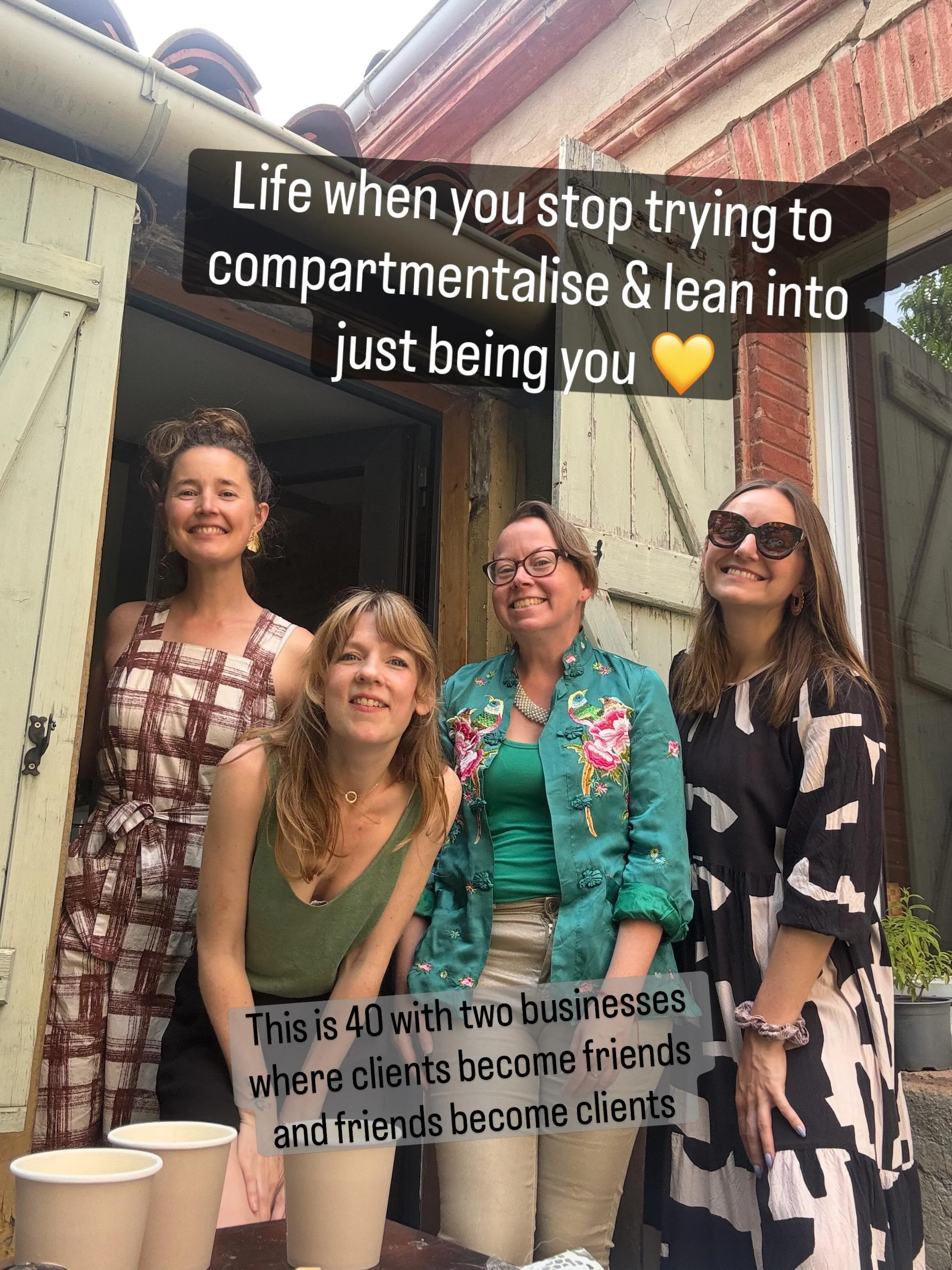 I turned 40 and took an insta pause ❤️

But life has been happening and I have so much to share both in our @thejoystudiohq our collaborative community where women make money doing what they love and on @emmalavelle.co where I share my life design wo
