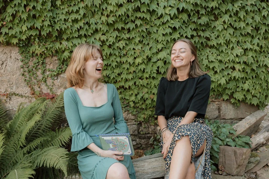 "Emma and Audrey, founders of Joy Studio, a global community and retreat for international women entrepreneurs.