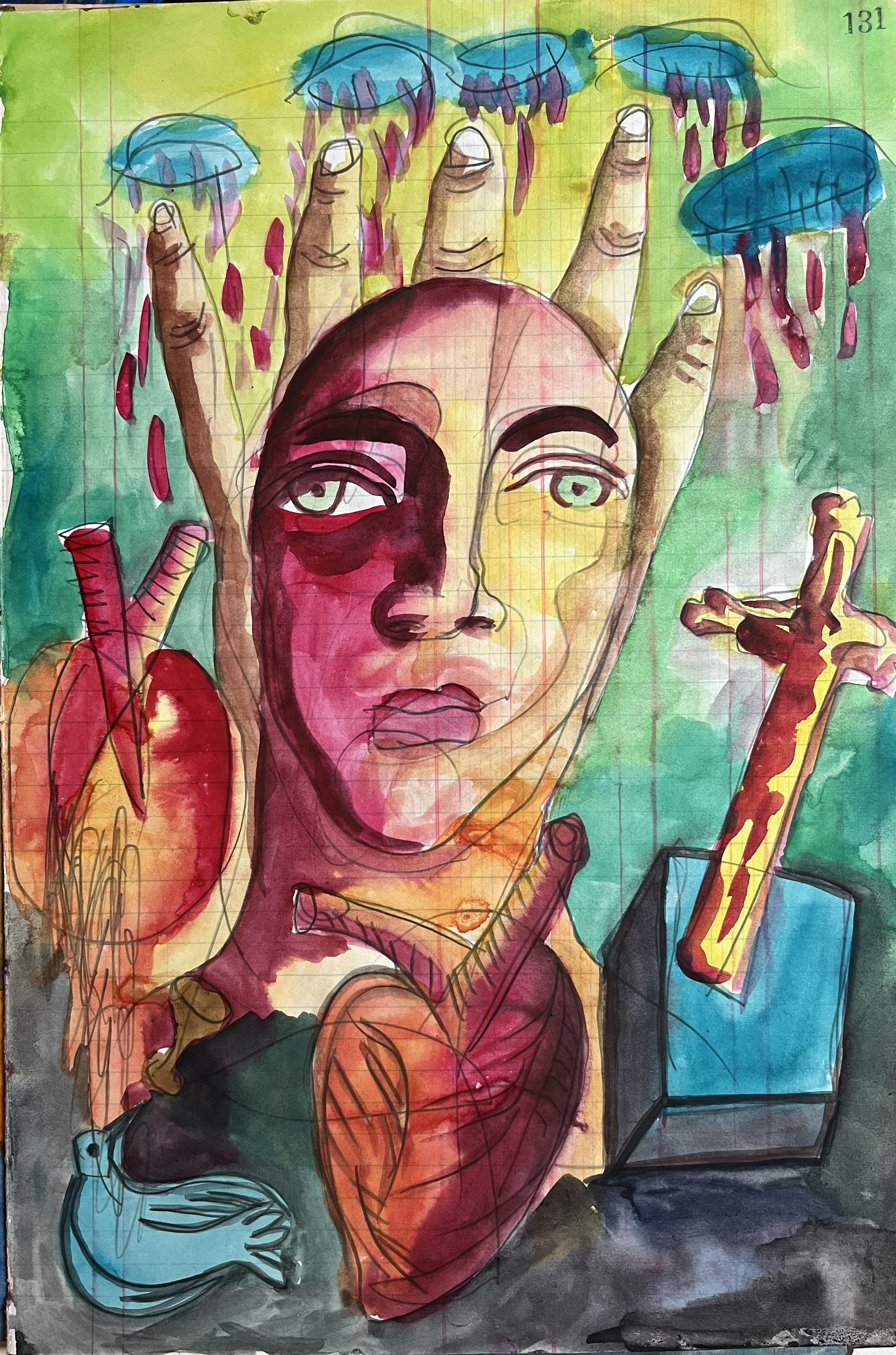 Portrait with Two Hearts (1963)